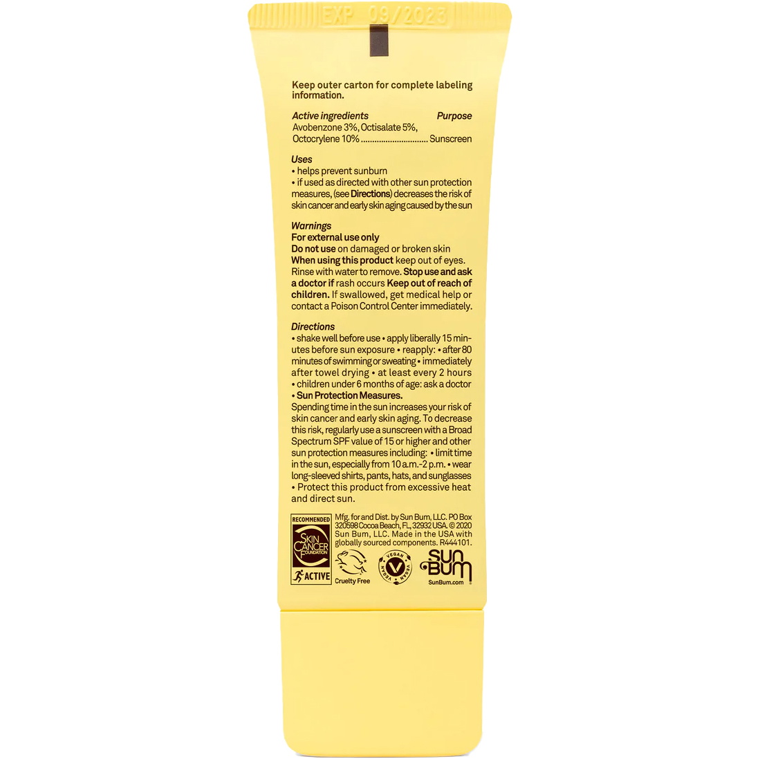 2026 Sun Bum Glow SPF 30 Sonnenschutz-Gesichtslotion 59ml SB357605